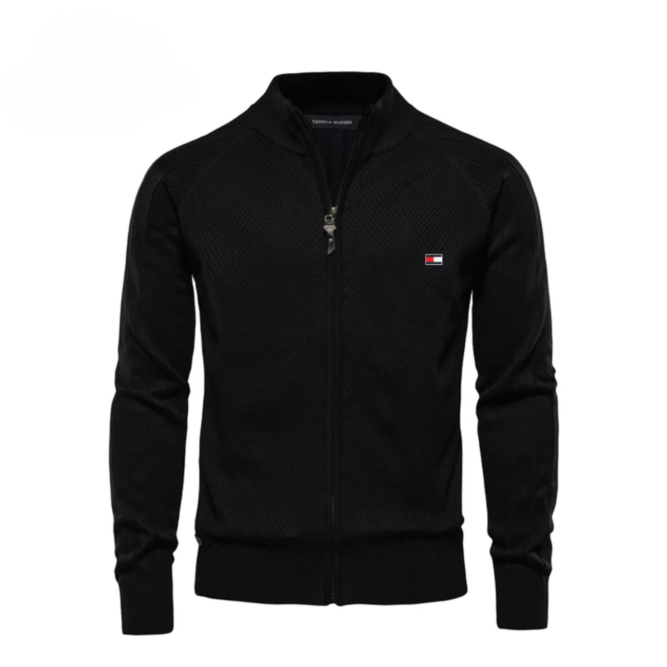 Men's Textured Zip Sweatshirt || CLEARANCE SALE - Image 2