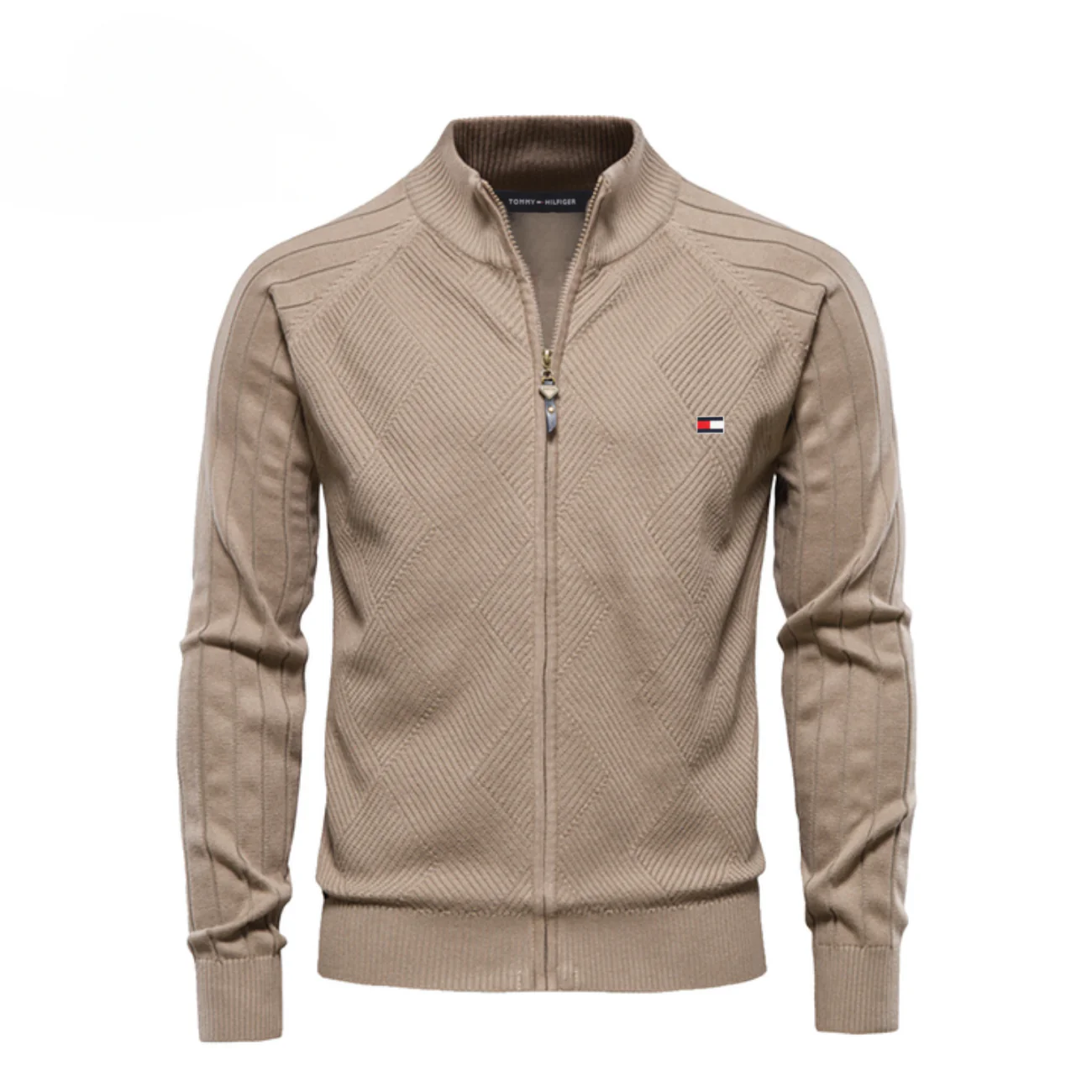 Men's Textured Zip Sweatshirt || CLEARANCE SALE - Image 4