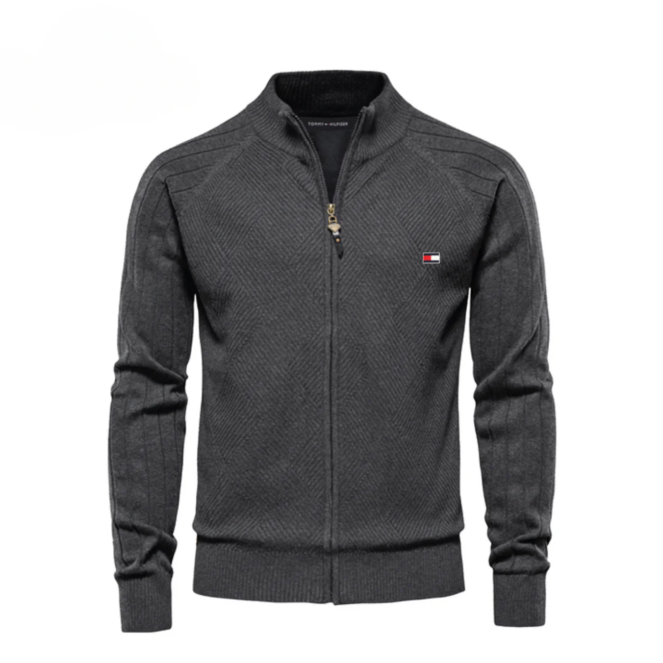 Men's Textured Zip Sweatshirt || CLEARANCE SALE - Image 5