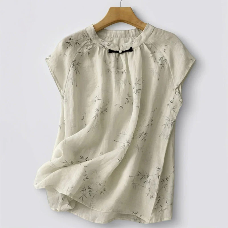 MIA LINEN BLOUSE