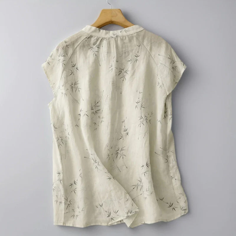 MIA LINEN BLOUSE - Image 2