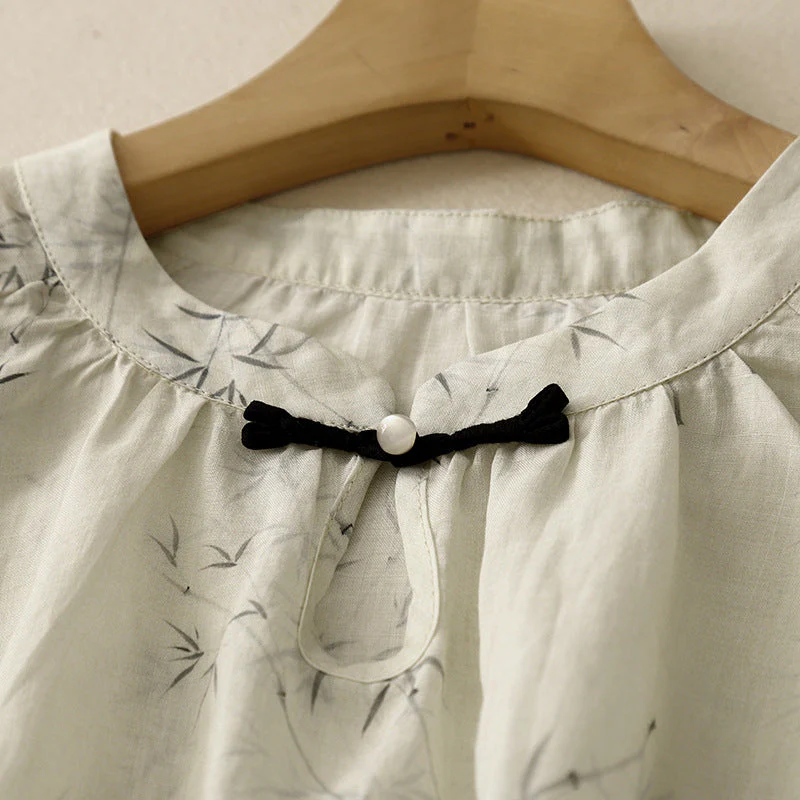 MIA LINEN BLOUSE - Image 3