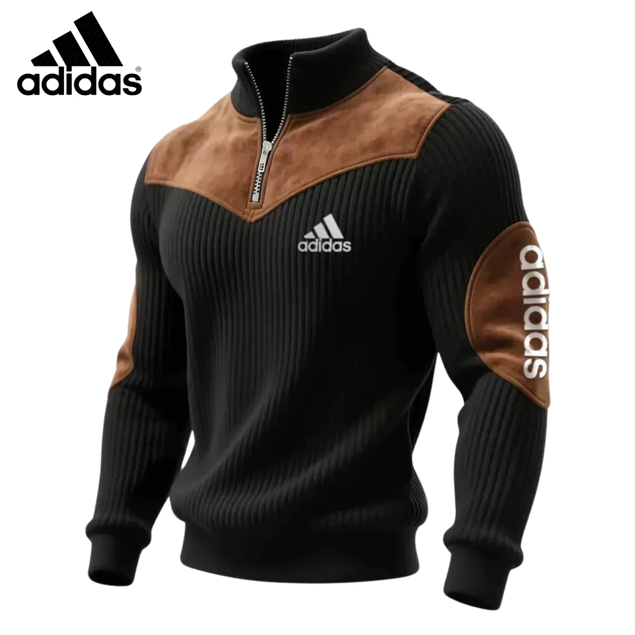 Modern Zip-Up Sweatshirt || Clearance Sale - Image 2
