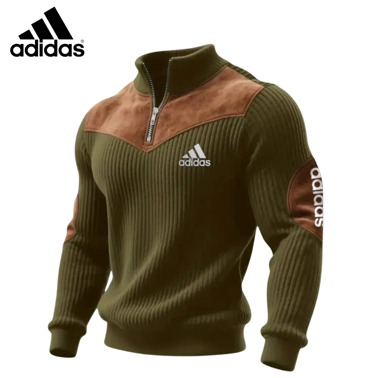 Modern Zip-Up Sweatshirt || Clearance Sale - Image 4