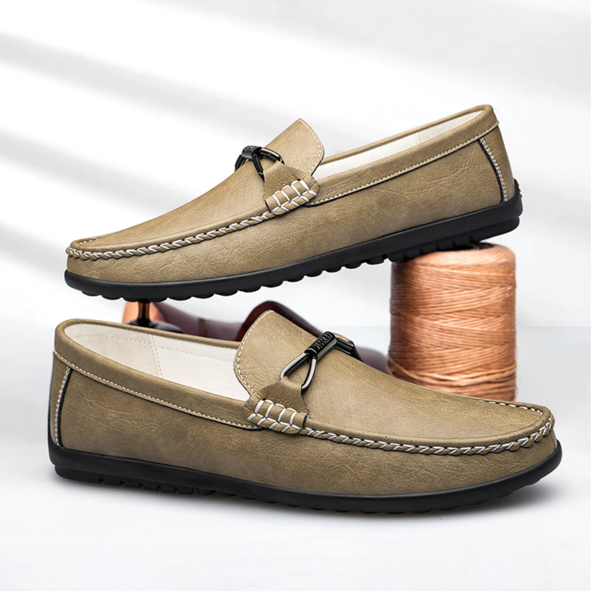 MOLNER GENUINE LEATHER LOAFERS - Image 5