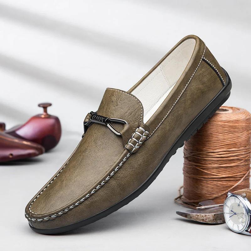 MOLNER GENUINE LEATHER LOAFERS - Image 8