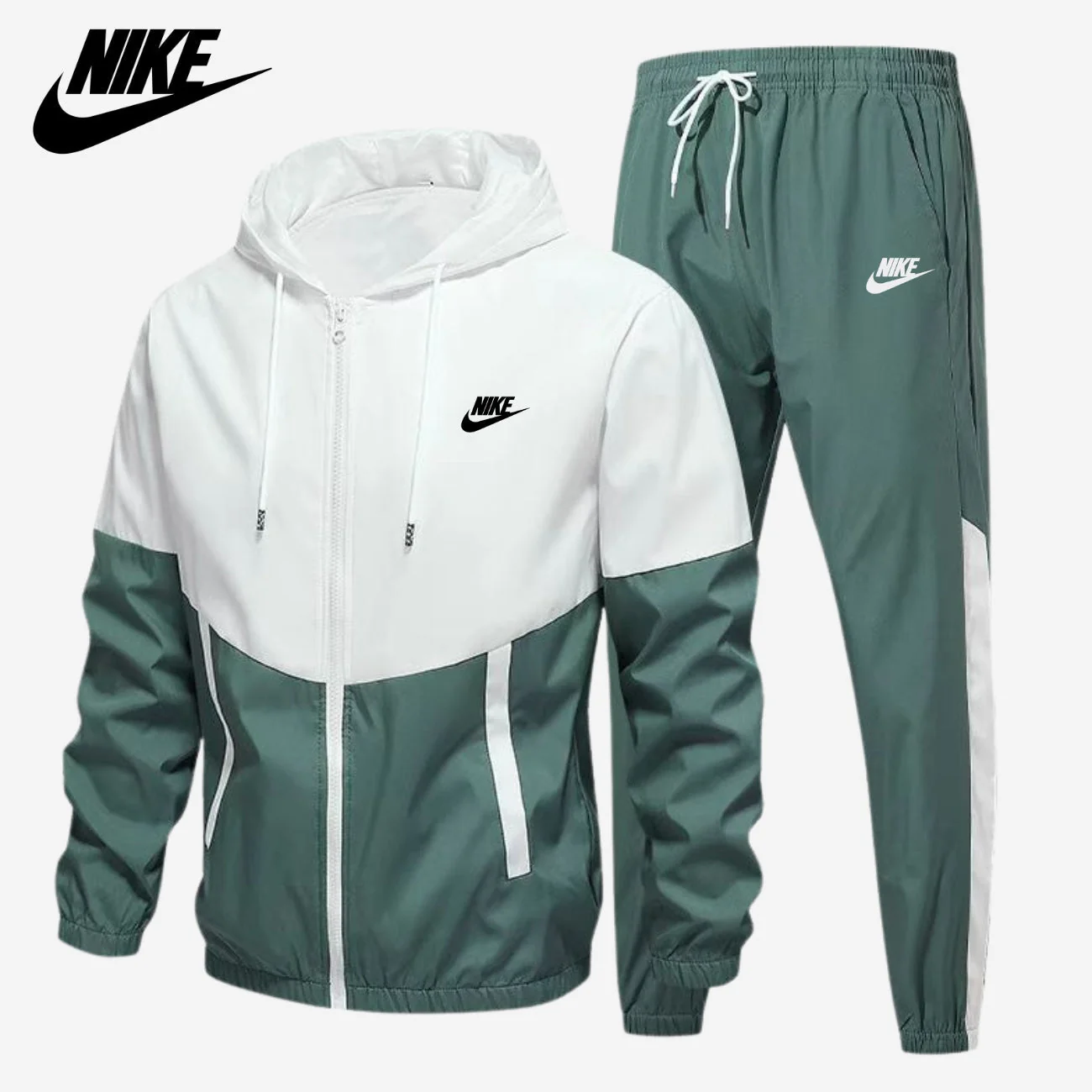 Monochrome Zip-Up Set || CLEARANCE PRICE - Image 3