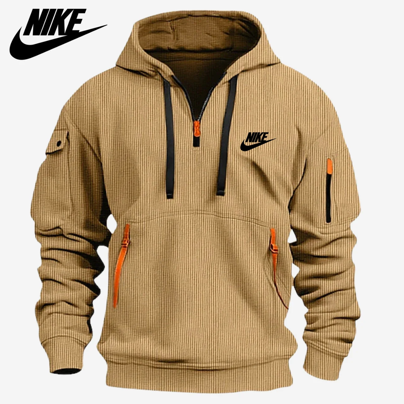 Multi Pocket Zip Hoodie || CLEARANCE SALE - Image 6