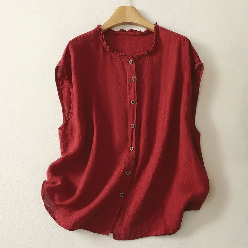 NINA LINEN  BLOUSE