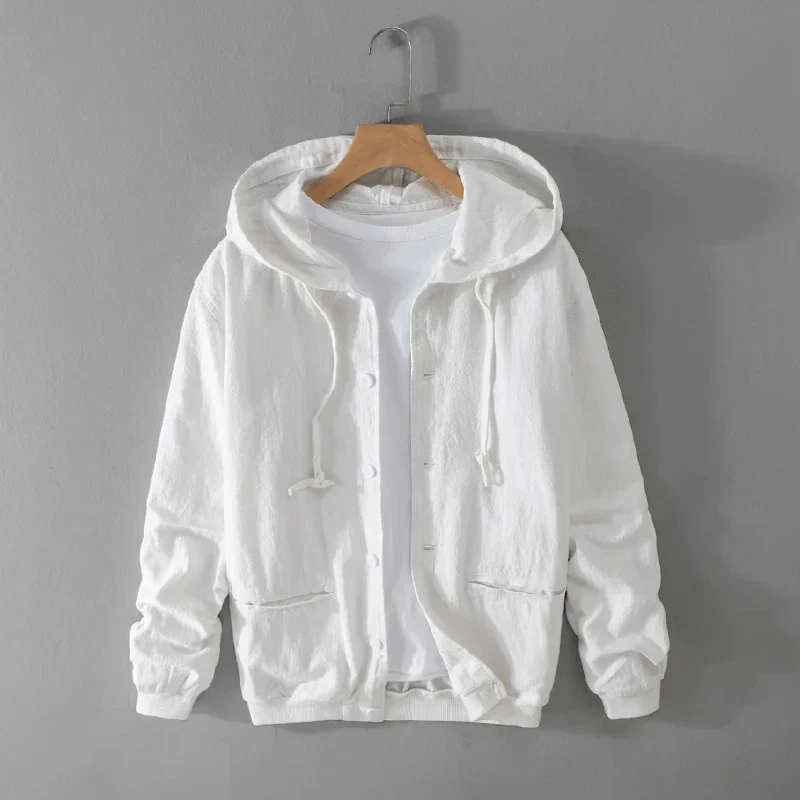 NOAM LINEN HOODIE - Image 4
