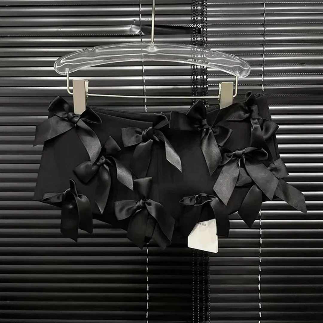 Noir Opera Bow Shorts