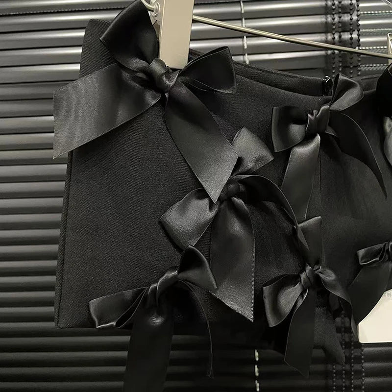 Noir Opera Bow Shorts - Image 3