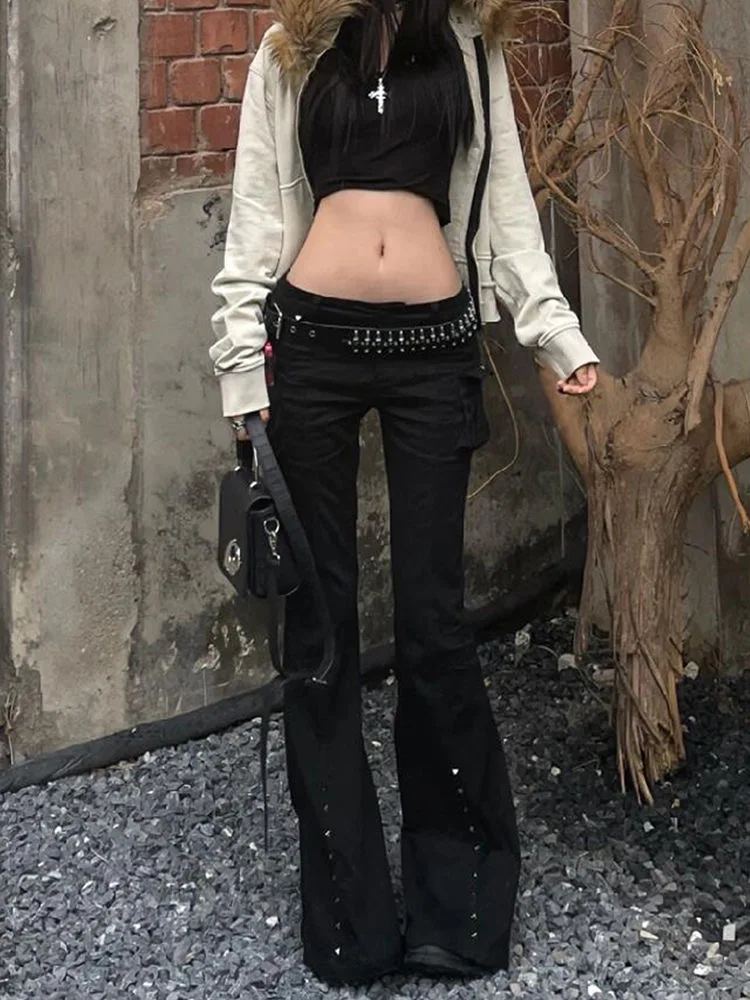 Obsidian Rue Snap Flare Pants - Image 2