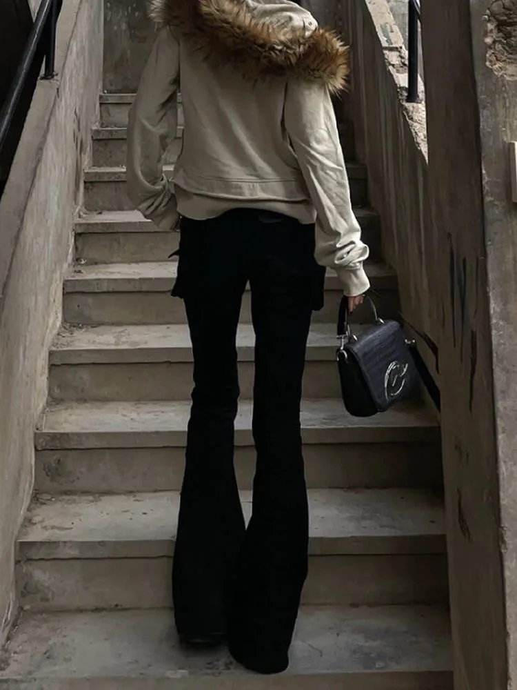 Obsidian Rue Snap Flare Pants - Image 3