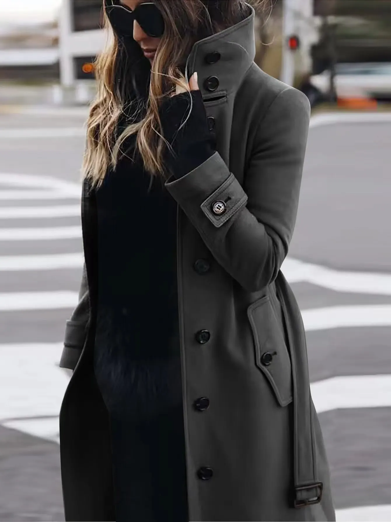 Olivia – Women’s Waterproof Belted Trench Coat - Image 2