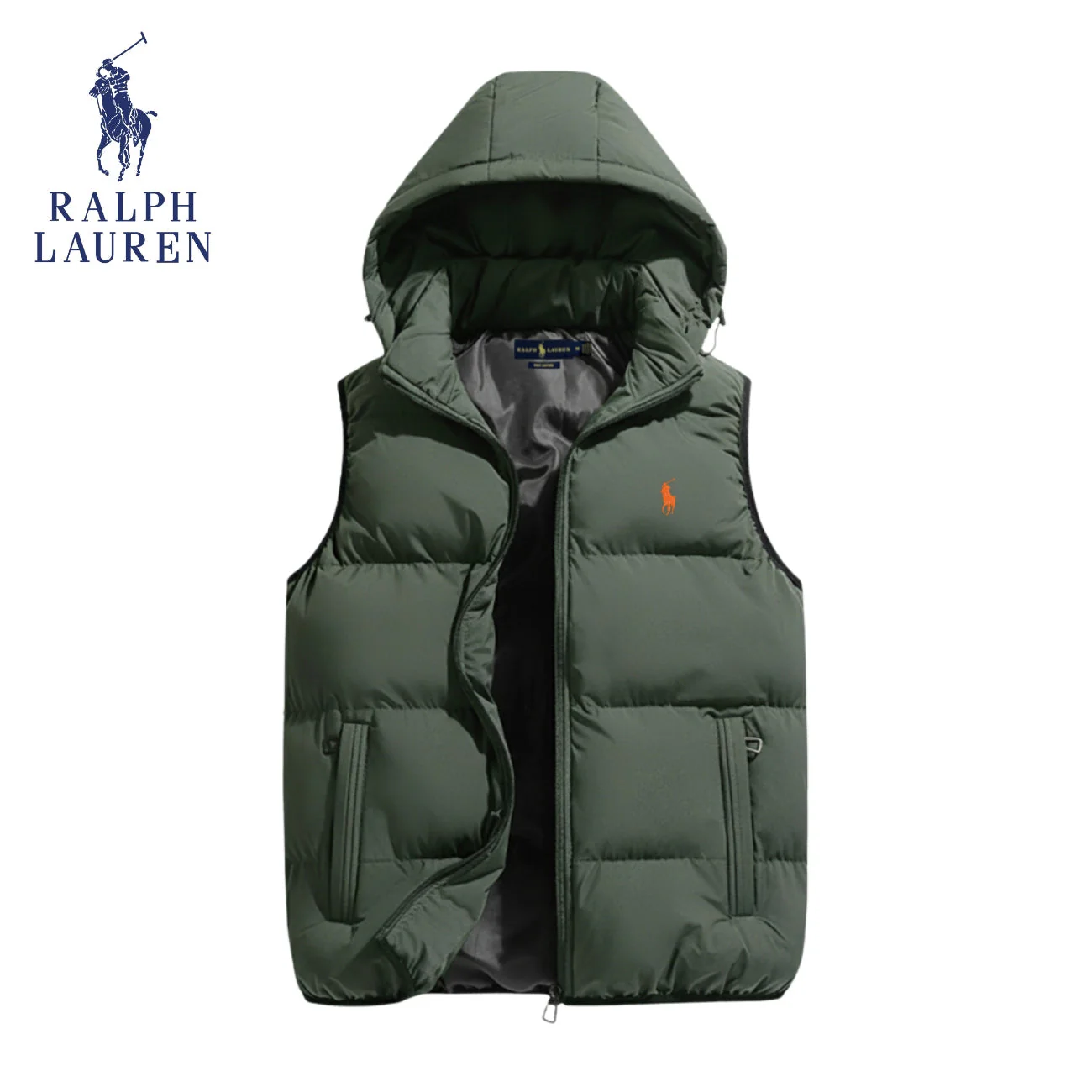Padded vest with hood || Clearance Sale - Image 3