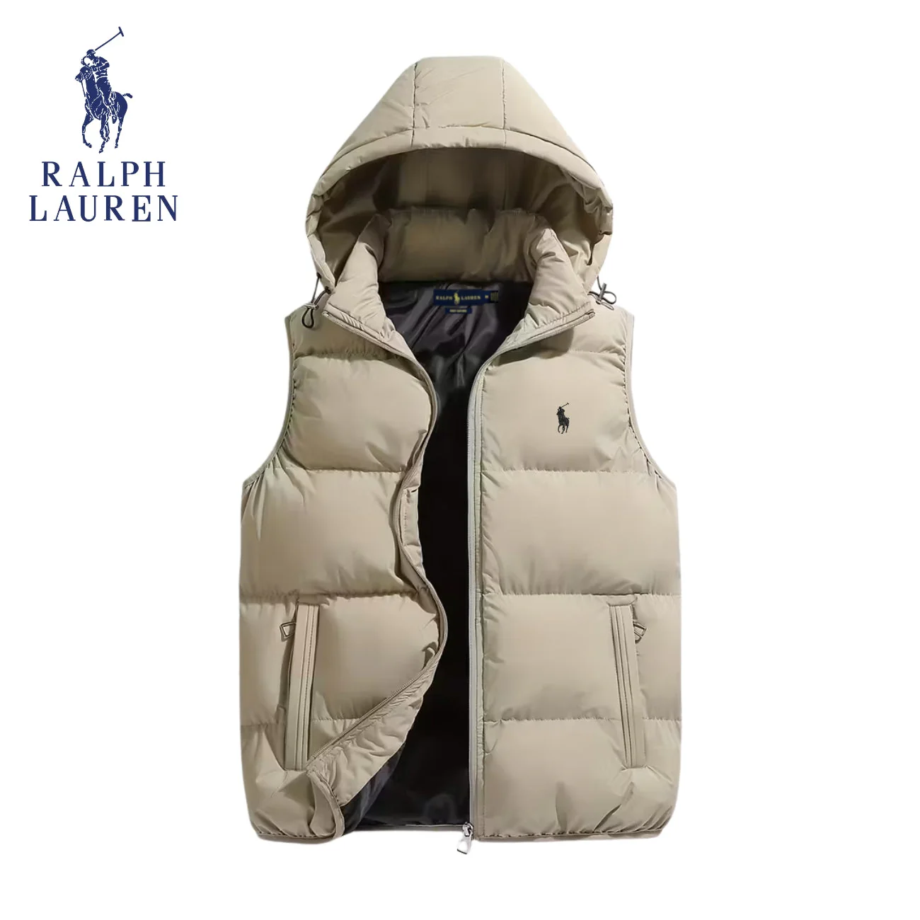 Padded vest with hood || Clearance Sale - Image 4