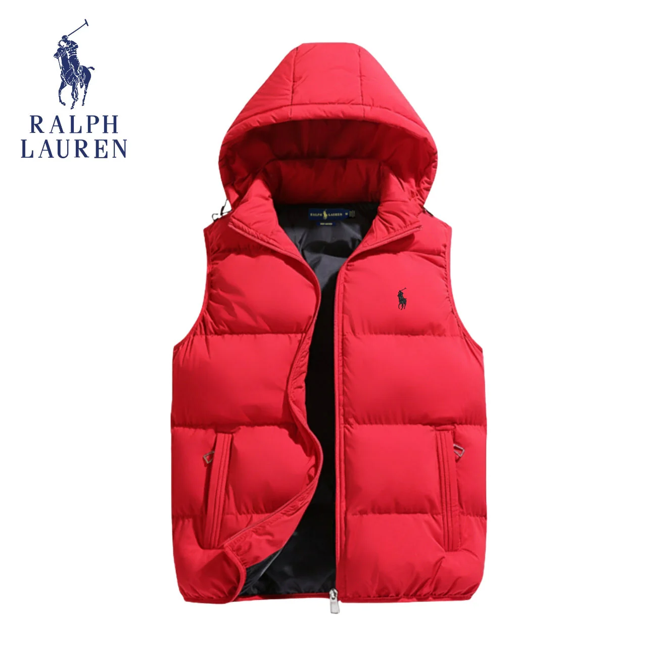 Padded vest with hood || Clearance Sale - Image 6