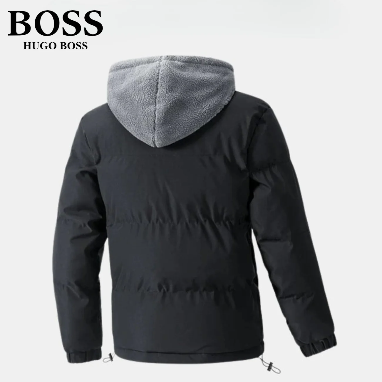 Padded Winter Jacket with Fleece Hood || CLEARANCE SALE - Image 5