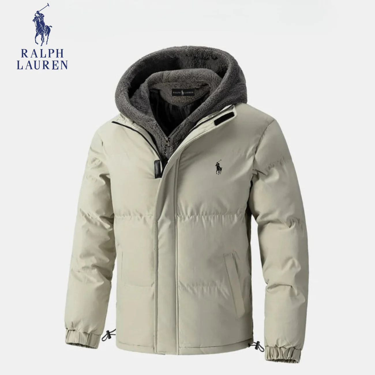 Padded Winter Jacket with Fleece Hood || CLEARANCE SALE - Image 3