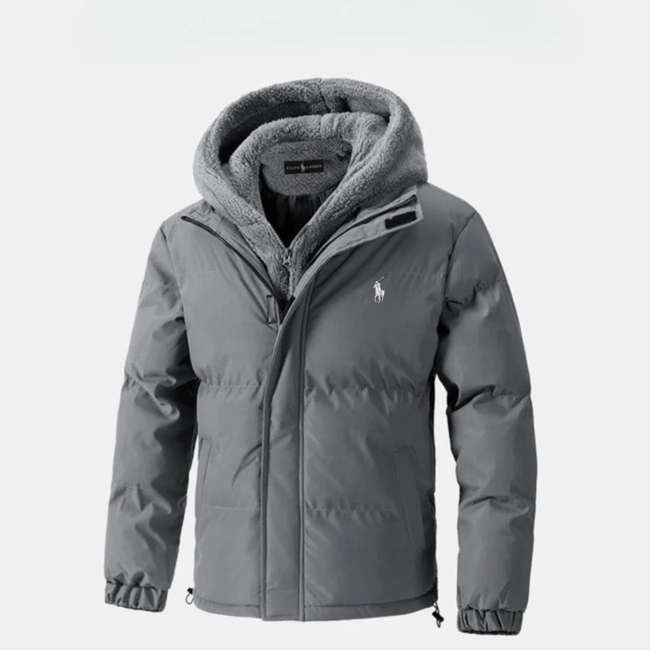 Padded Winter Jacket with Fleece Hood || CLEARANCE SALE - Image 2
