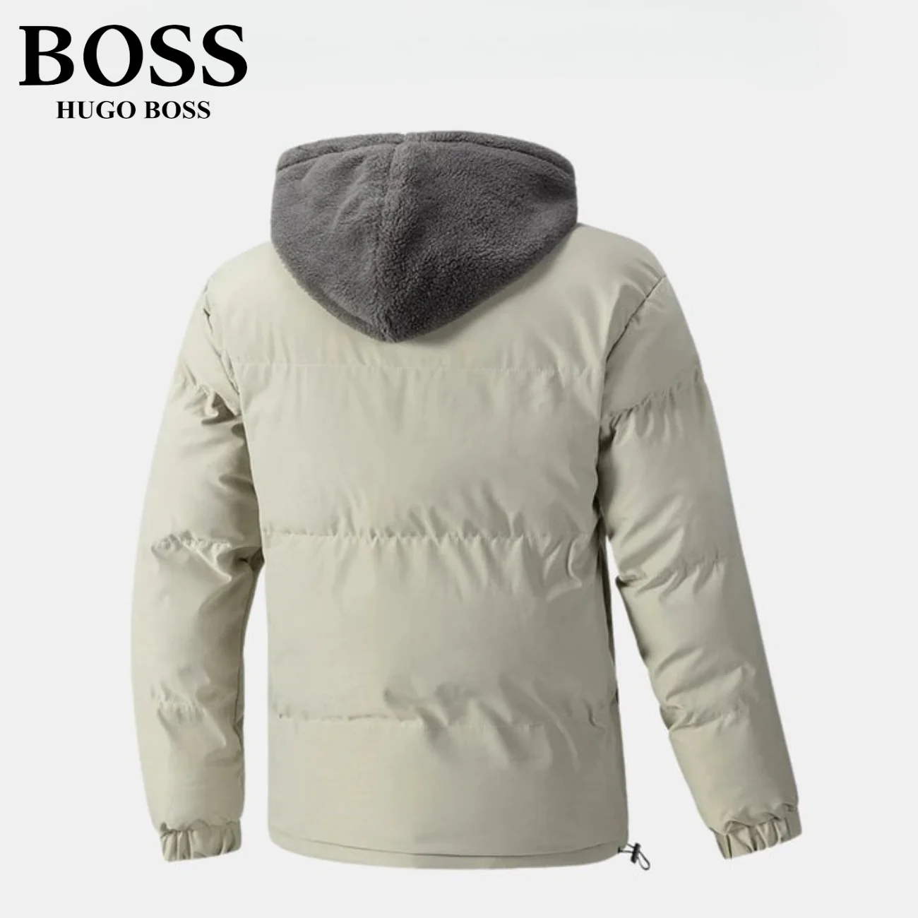 Padded Winter Jacket with Fleece Hood || CLEARANCE SALE - Image 7