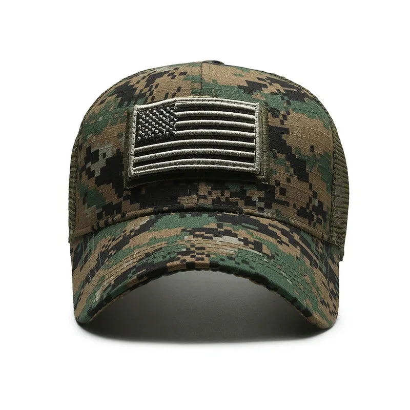 Patriot Camo Patch Cap - Image 4