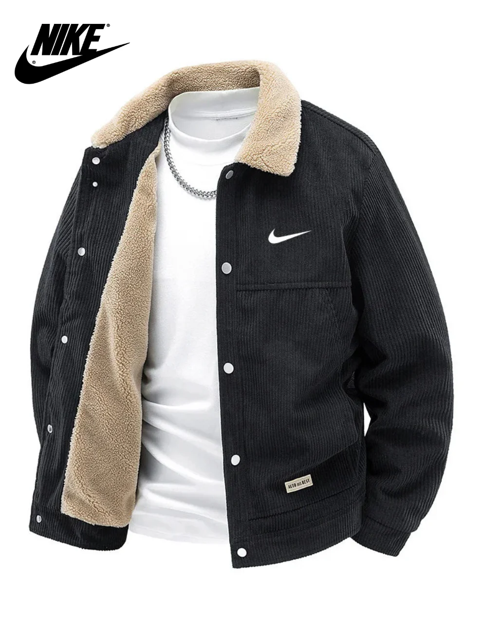 Premium Corduroy Sherpa Lined Jacket || Clearance Sale