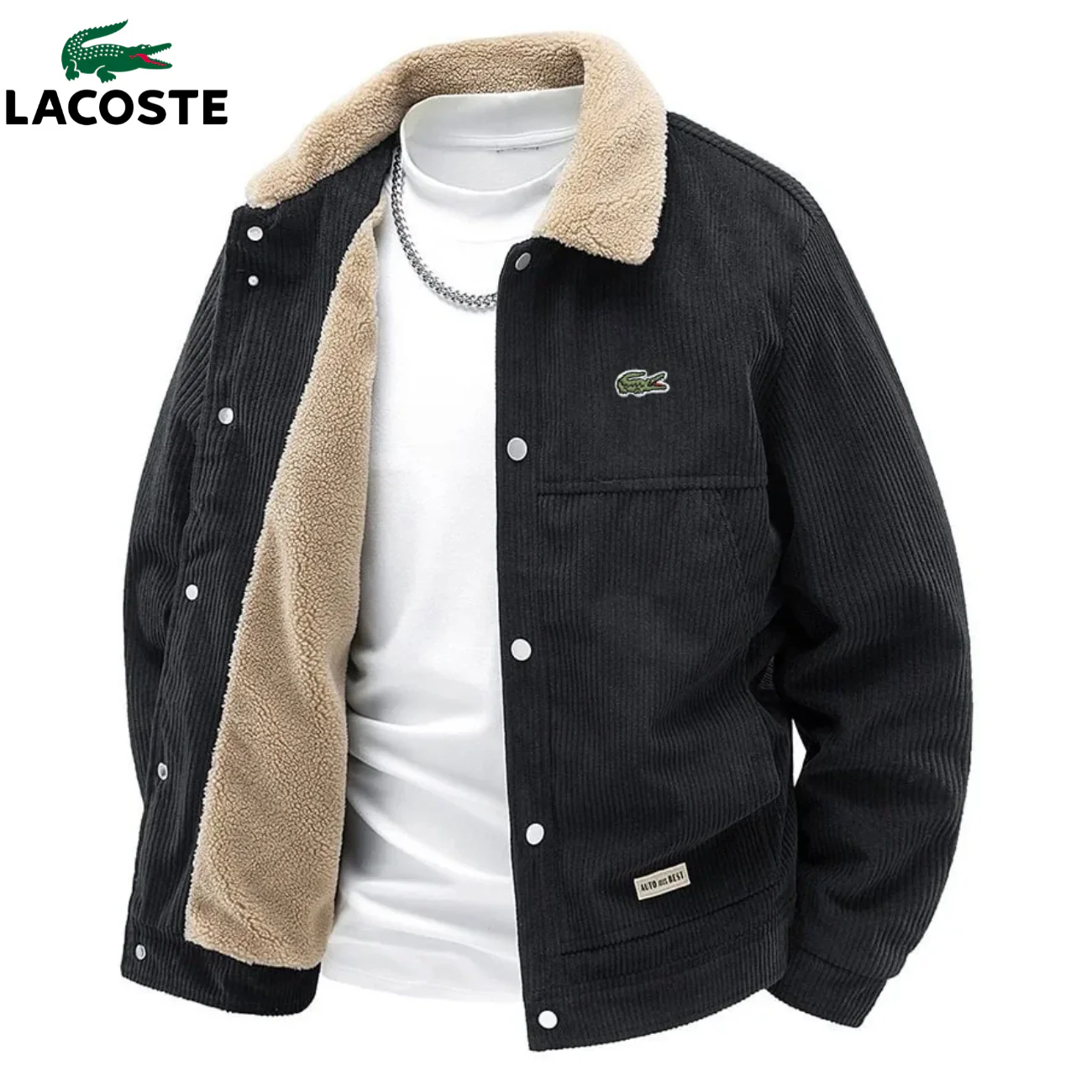 Premium Corduroy Sherpa Lined Jacket || Clearance Sale