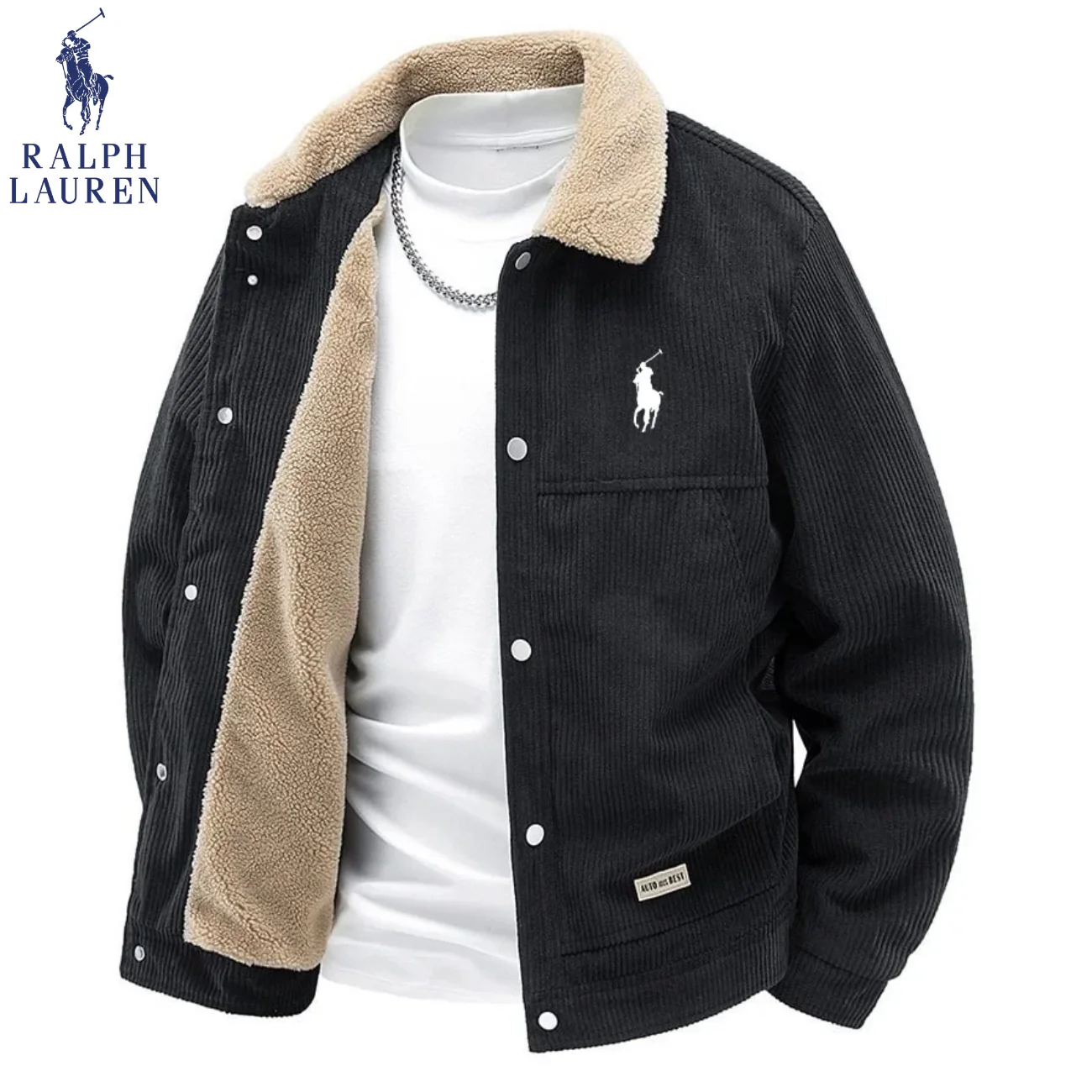 Premium Corduroy Sherpa Lined Jacket || Clearance Sale