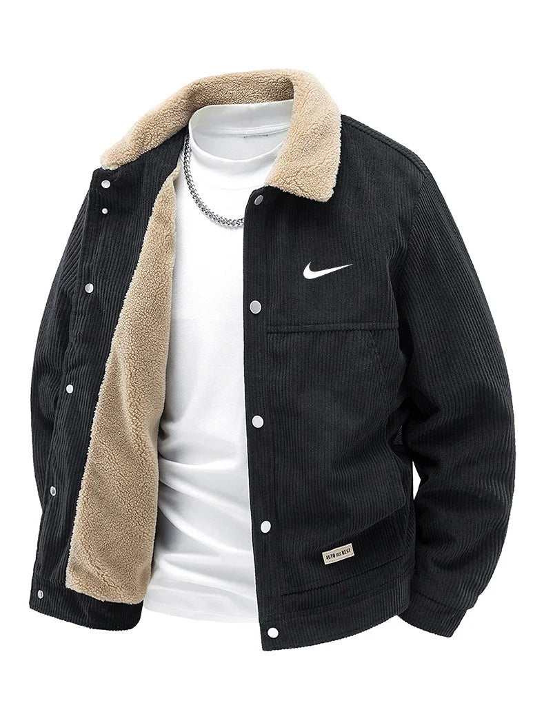 Premium Corduroy Sherpa Lined Jacket - Clearance Sale