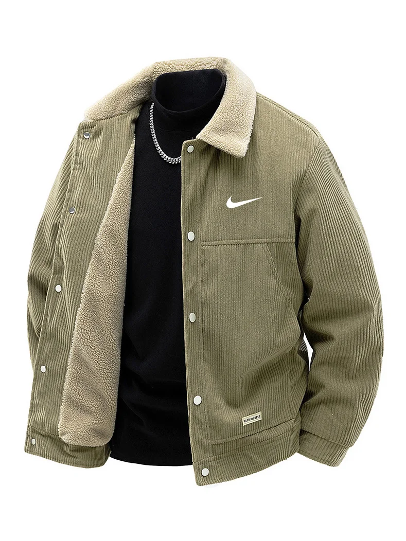 Premium Corduroy Sherpa Lined Jacket - Clearance Sale - Image 2
