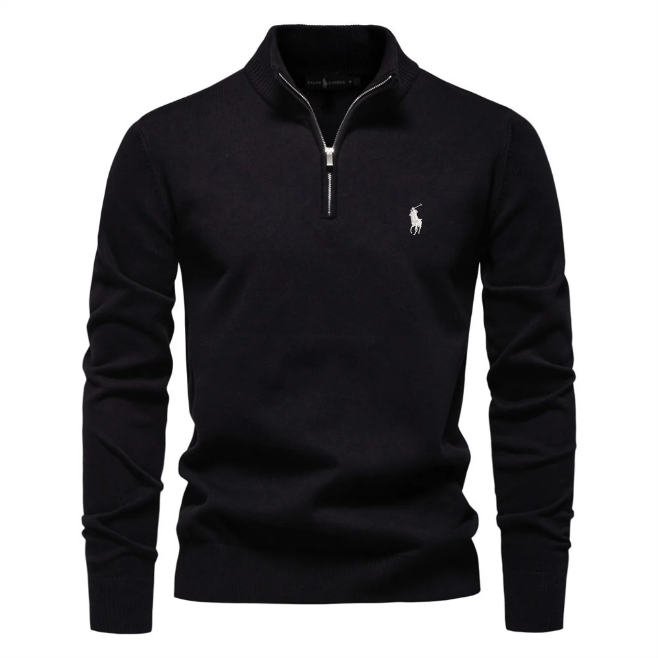 Premium Half-Zip Knit Sweater - Clearance Sale - Image 2