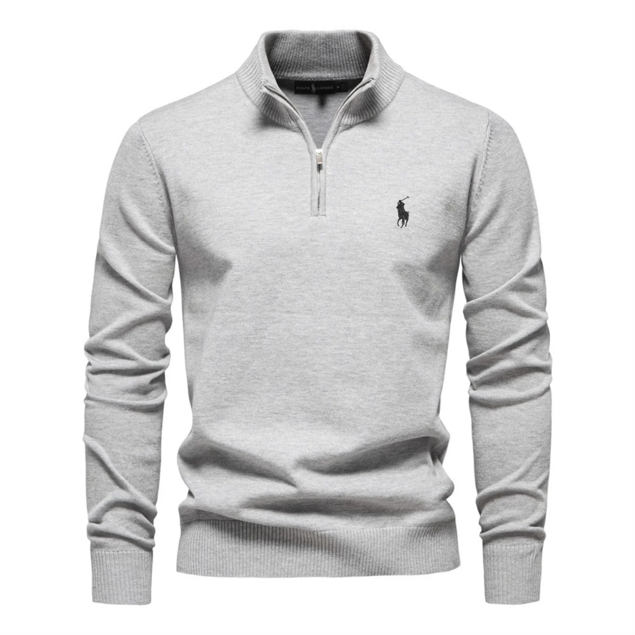 Premium Half-Zip Knit Sweater - Clearance Sale - Image 3