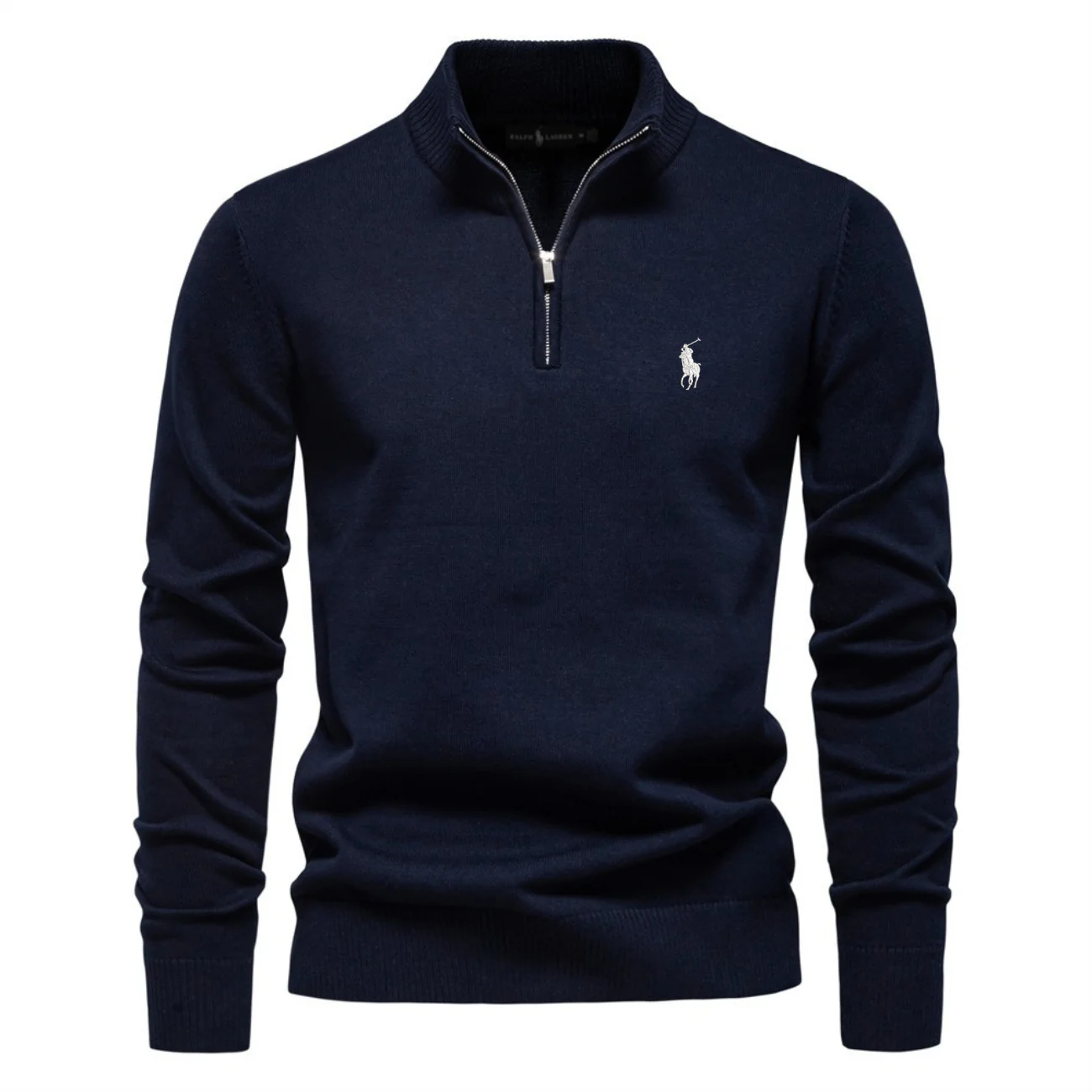 Premium Half-Zip Knit Sweater - Clearance Sale - Image 4