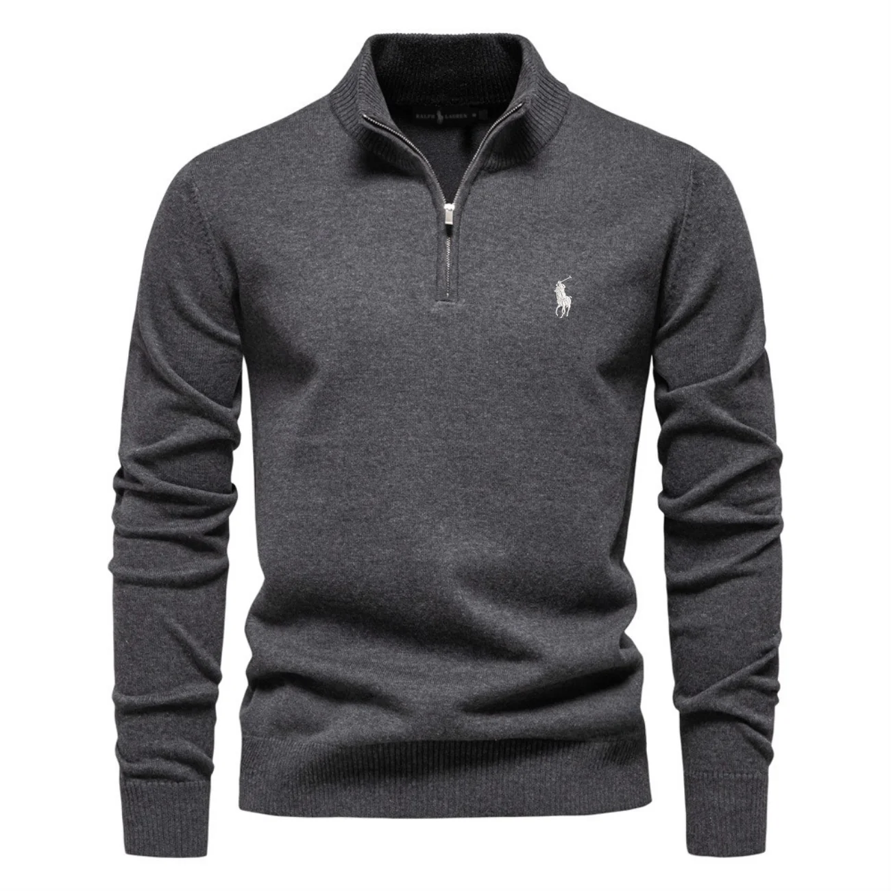 Premium Half-Zip Knit Sweater - Clearance Sale - Image 5