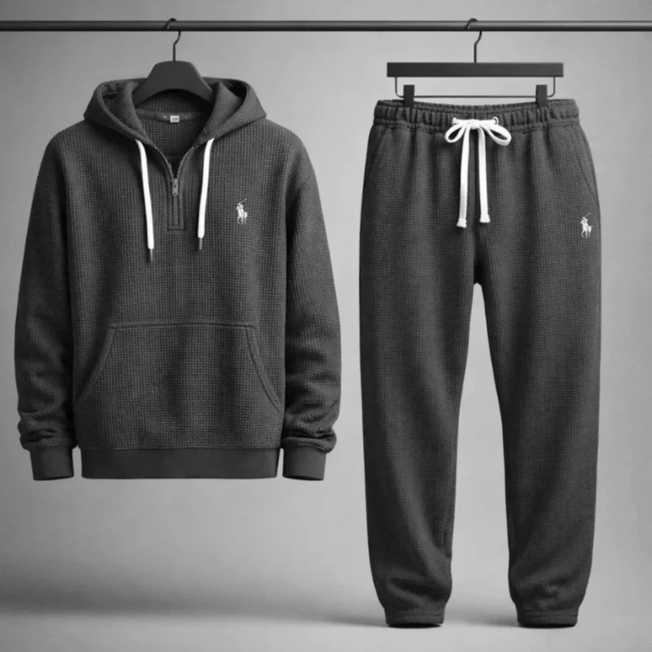 Premium Waffle Knit Lounge Set - Clearance Sale