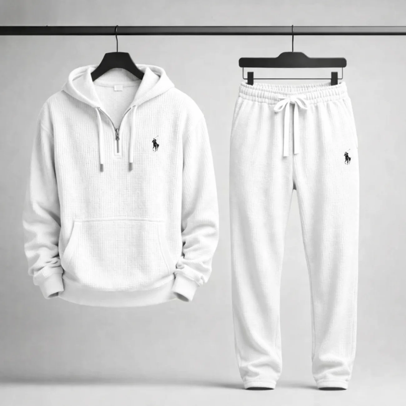Premium Waffle Knit Lounge Set - Clearance Sale - Image 2