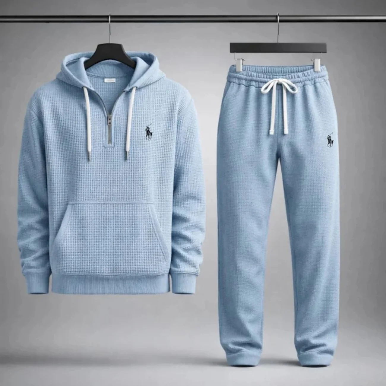 Premium Waffle Knit Lounge Set - Clearance Sale - Image 3