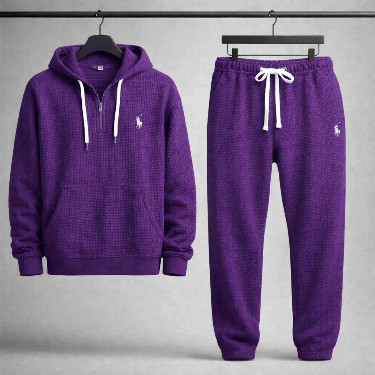 Premium Waffle Knit Lounge Set - Clearance Sale - Image 8