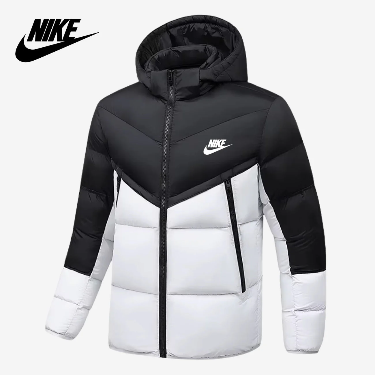 Puffer Jacket with Hood || Clearance Sale