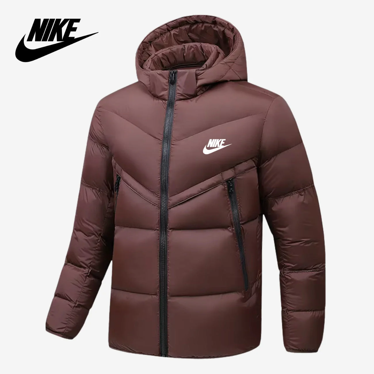 Puffer Jacket with Hood || Clearance Sale - Image 6