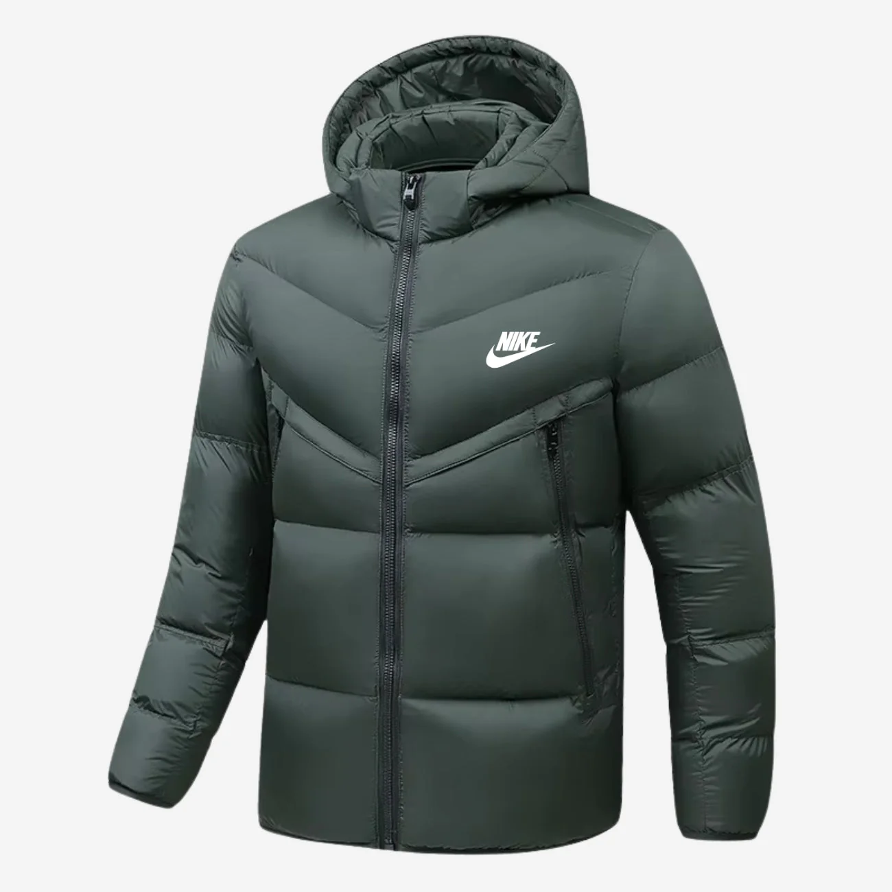 PUFFER JACKET WITH HOOD - CLEARANCE SALE - Image 4