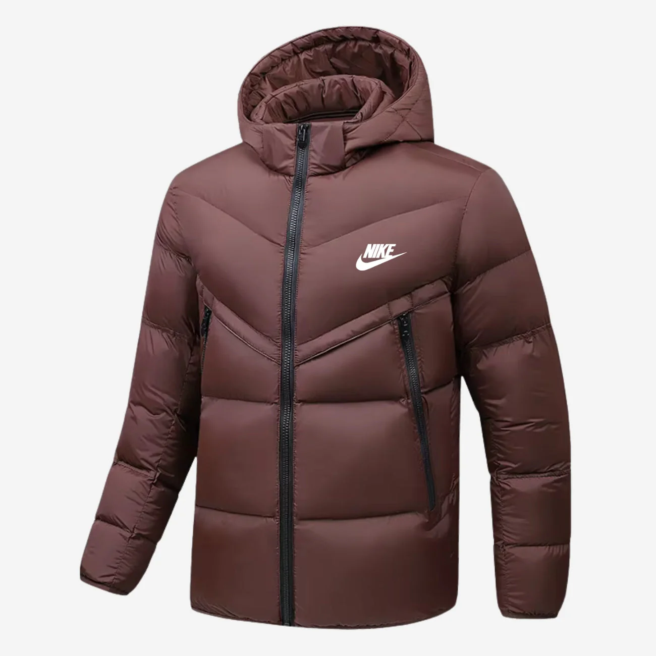 PUFFER JACKET WITH HOOD - CLEARANCE SALE - Image 6