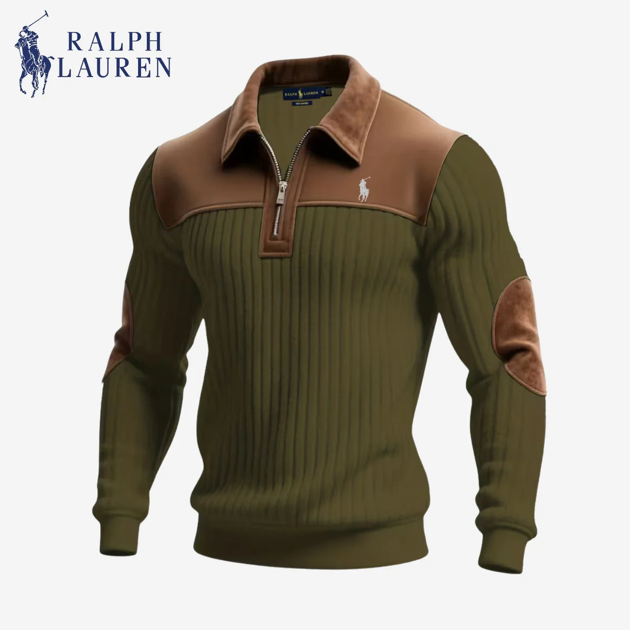 Elegant Zip Collar Sweater || Clearance Sale - Image 4