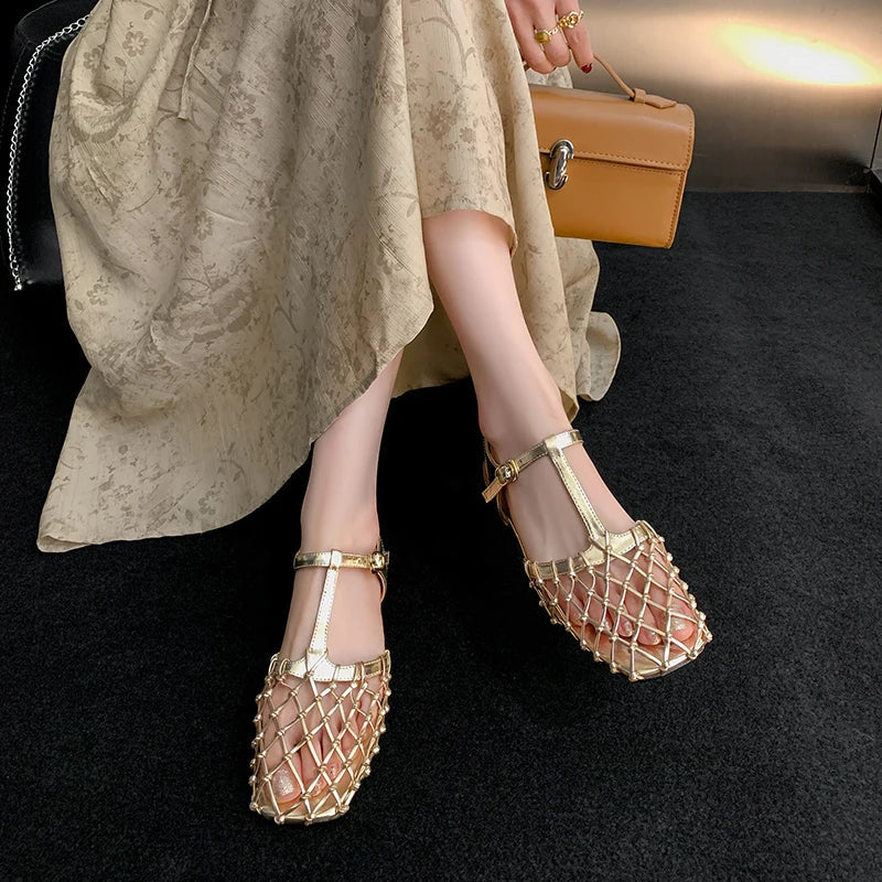 Reinhardt Gleam Woven Sandals - Image 3