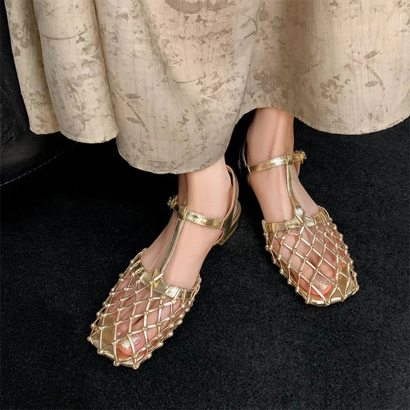 Reinhardt Gleam Woven Sandals - Image 4