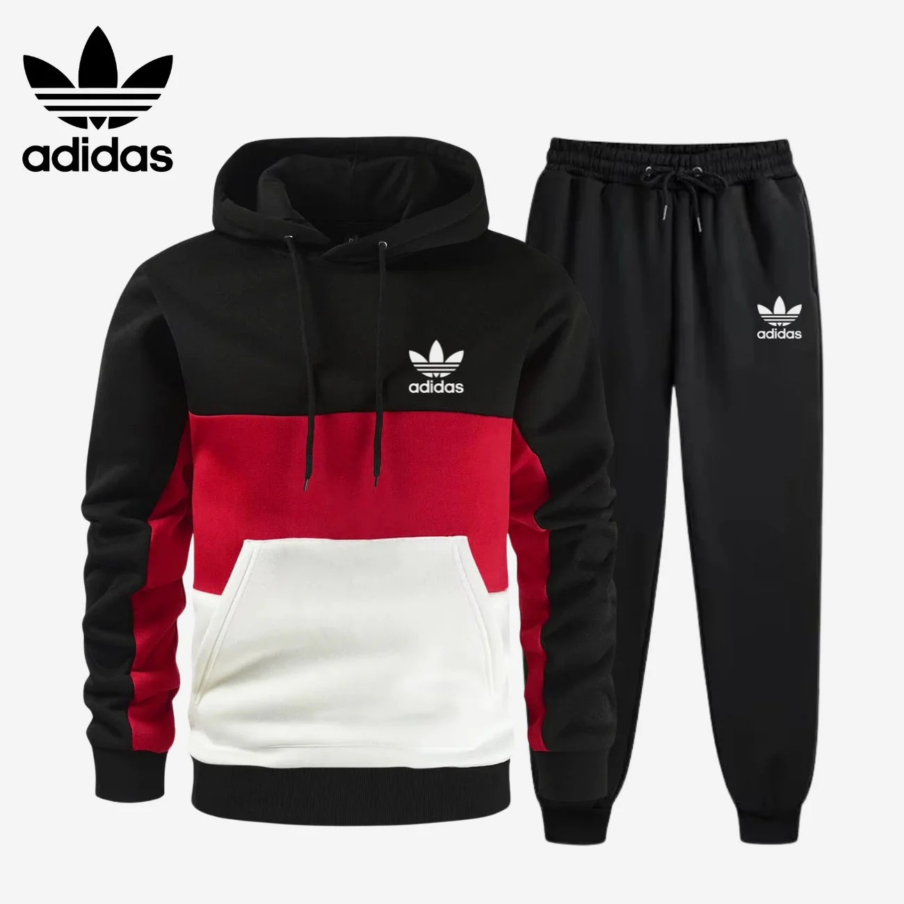 Relaxed Hooded Tracksuit || CLEARANCE PRICE - Image 2