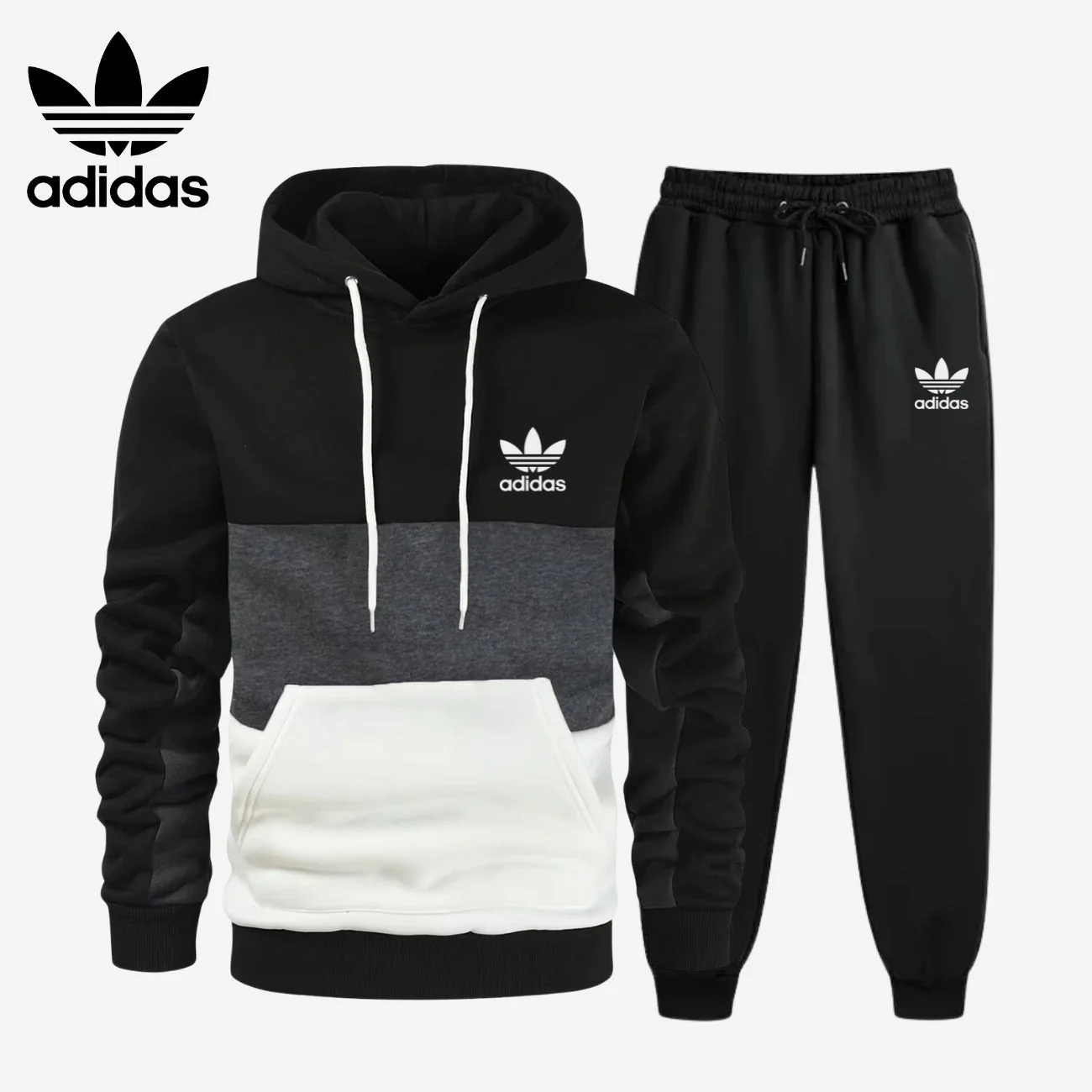 Relaxed Hooded Tracksuit || CLEARANCE PRICE - Image 3