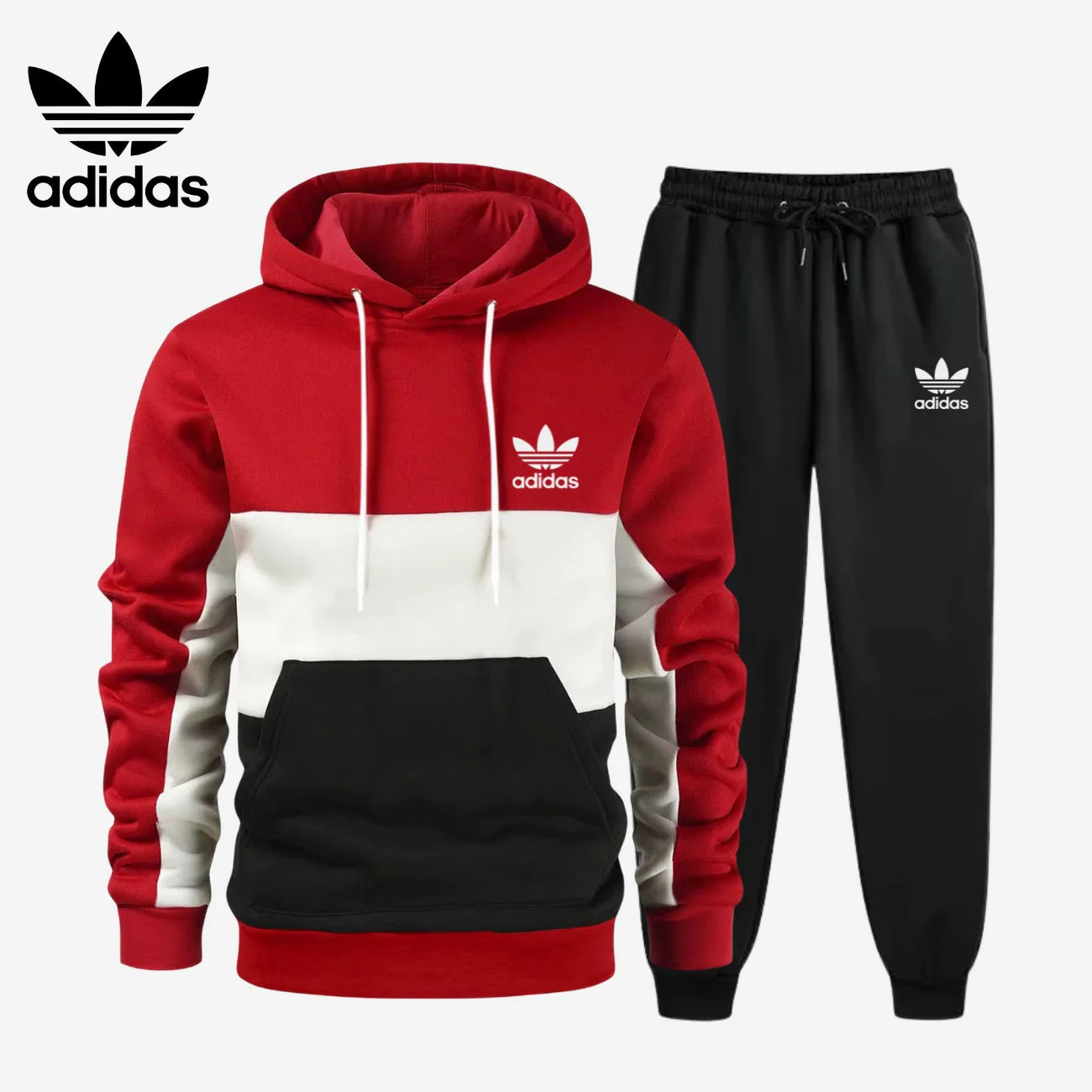 Relaxed Hooded Tracksuit || CLEARANCE PRICE - Image 4